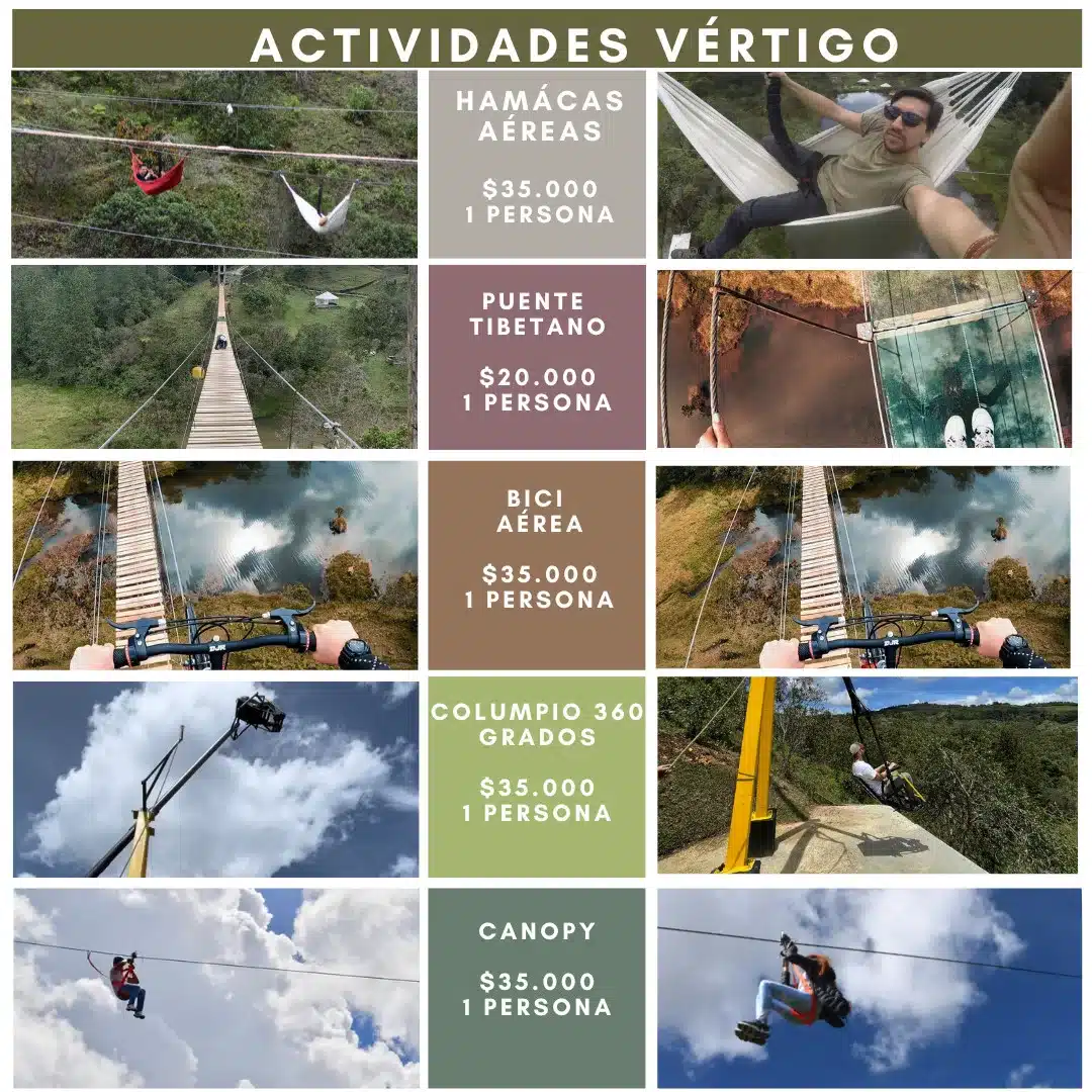 ACTIVIDADES VÉRTIGO